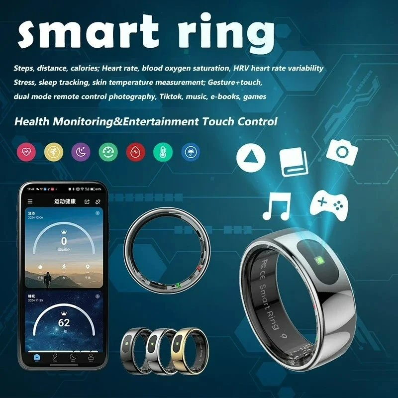 Temperature Ring Skin - HY Digital New Smart Ring For