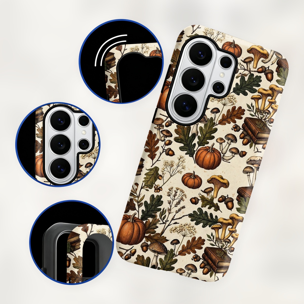 Autumn Mushroom Pumpkin Patter - Samsung Galaxy S24 评论和价格